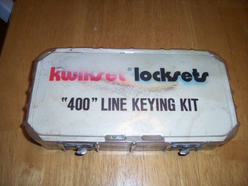 Kwikset Lockset 400 line Keying Kit!