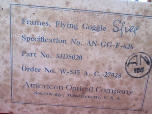 Vintage American Optical Company Flying Goggle Lenses 2 PAIR NEW IN PACKAGE