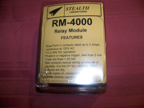 Stealth Laboratories RM-4000 Relay Module, 12 or 24 VDC