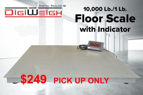 Digiweigh 10000lb/1lb floor/pallet/platform scale for sale
