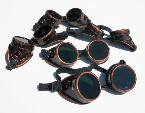 Lot of Steampunk Welding Welder goggles Ansi photographer cosplay victorian