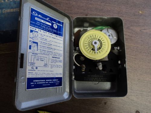 broke Intermatic 24 Hour Time Switch Energy Control T101 40 Amp USA Made GV9 25