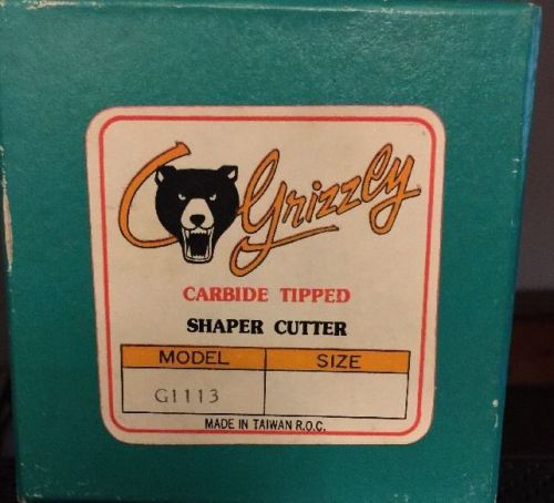 Grizzly Carbide Tipped Shaper Cutter Model G1113 NIB