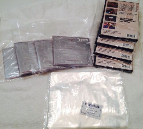 100 CLEAR 7 x 9 POLY BAGS 1 MIL PLASTIC FLAT OPEN TOP