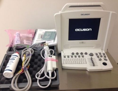 SIEMANS Acuson Cypress Portable Ultrasound System with 3V2C Transducer &amp; Cables