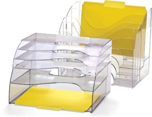 Officemate Two-Way Organizer  5-Tier  Clear (22924)