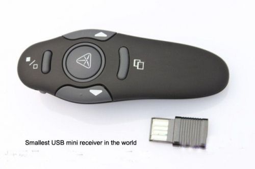 Rf 2.4ghz wireless laser pointer usb remote control page turning laser pointers for sale