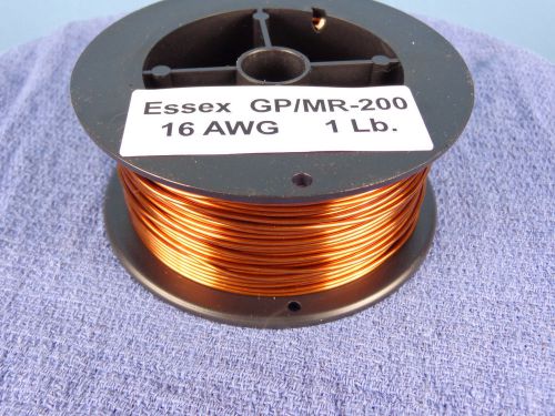 16 AWG...Enameled Magnet Wire.....200c..1 lb..16 ga..ESSEX...FREE  SHIPPING