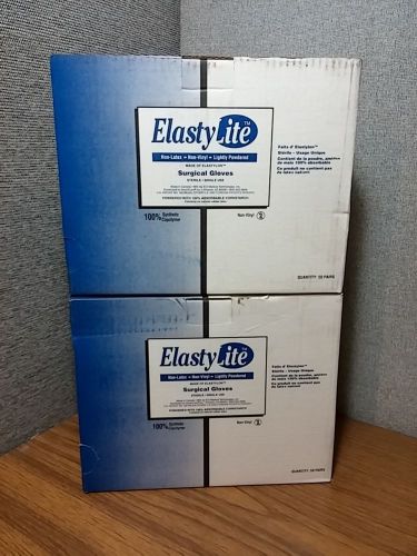Elasty lite latex free surgical gloves size 8 qty 100 for sale