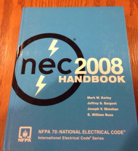 NATIONAL ELECTRICAL CODE NEC HANDBOOK MANUAL 2008 NFPA 70