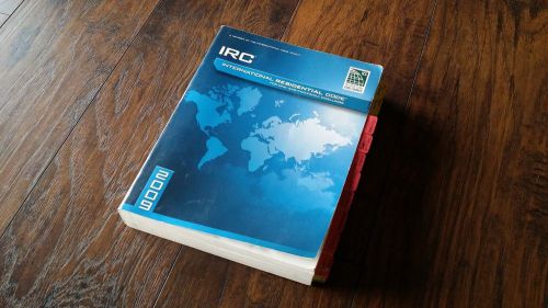 2009 International Building Code book used for study and a few months reference