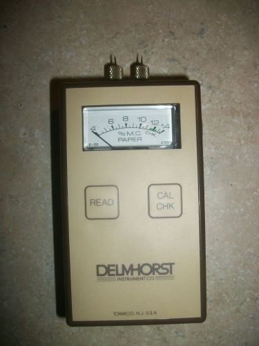 Delmhorst  deluxe analog moisture meter paper model pa-2 for sale