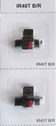 2 PACK OF IR40T INK ROLLERS FOR THE ROYAL TC100 TIME CLOCK FREE SHIPPING