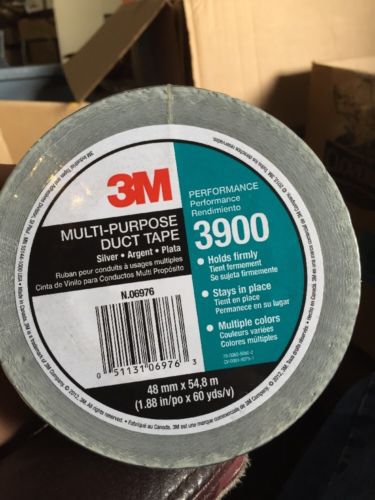 3M™ Duct Tape 3900 Gray, 48 mm x 54.8 m, Multi-Purpose, 1.88&#034; x 60 yards 6976 3m