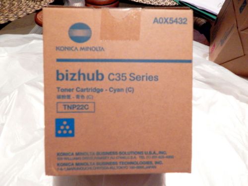 Konica Minolta Cyan Toner TNP22MC for BizHub C35 Series