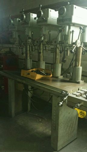 Clausing 4 head drill press machining center