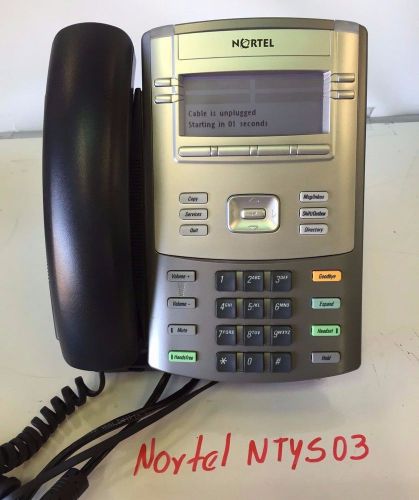 NORTEL 1120E NTYS03 NTYS03BA IP OFFICE DIGITAL PHONE BUSINESS No power adapter