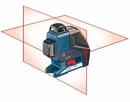 Bosch gll 2-80 dual plane leveling laser with bm1 positioning device for sale