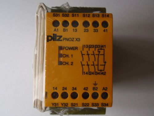 PILZ PNOZ X3, SAFETY RELAY, 230VAC 24VDC 3n/o 1n/c 1so. NEW.  in Packaging