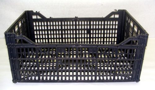 Polypropylene Stackable Milk Crate Style Produce Storage Basket by Plastomex (D)