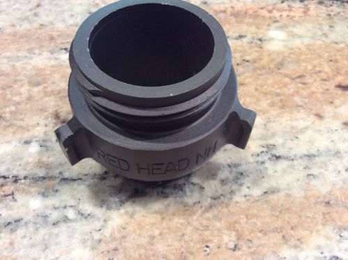 Red Head Fire Hose Coupling 1.5&#034; MNH To 1.5&#034; MNPSH