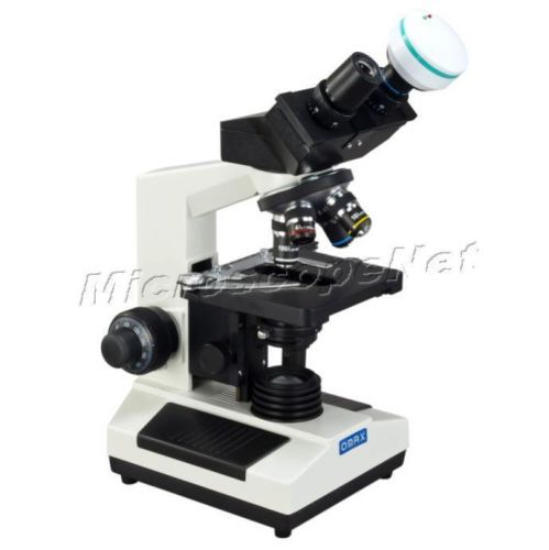 Professional compound doctor vet biological microscope 40x-1000x+2mp usb camera for sale