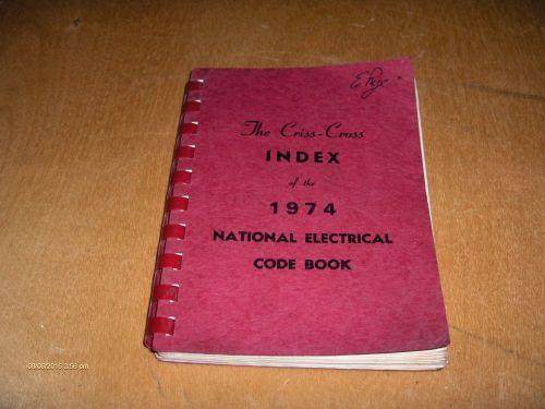Vintage 1974 National Electric Safety Code Criss Cross