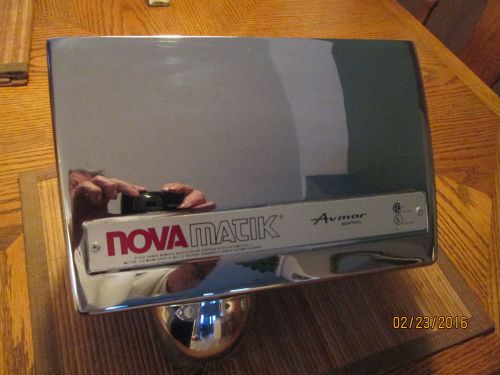 NOVA MATIK CHROME Automatic Hand Dryer MODEL 1R20  &#039;FREE SHIP&#034;