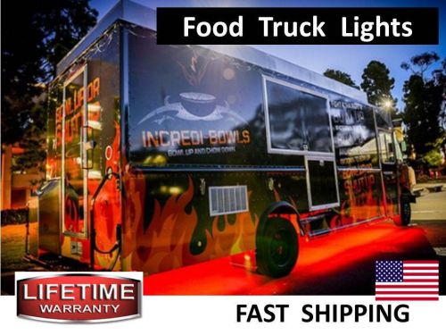 TACO Food Cart, Truck, Trailer LED Lighting KITS -- Stainless Hot Dog Roller LED