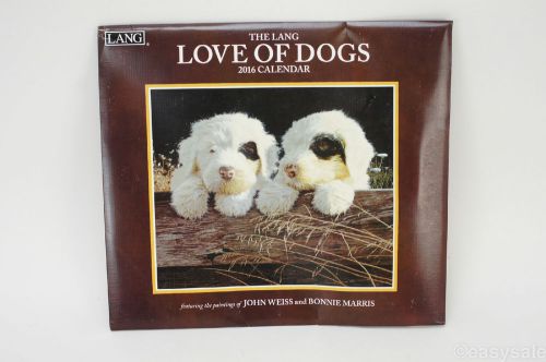 Lang Love of Dogs 2016 Wall Calendar by John Weiss &amp; Bonnie Marris (1001927)