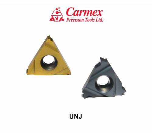 10 Pcs. Carmex Carbide Thread Turning Inserts UNJ Size 11 Grade BMA / BXC