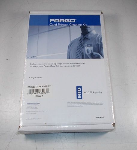 New fargo 086003 card printer cleaning kit dtc550 for sale