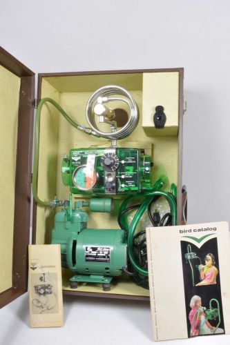 B&amp;g air compressor mark 7 bird corporation pneumatic vintage medical device case for sale