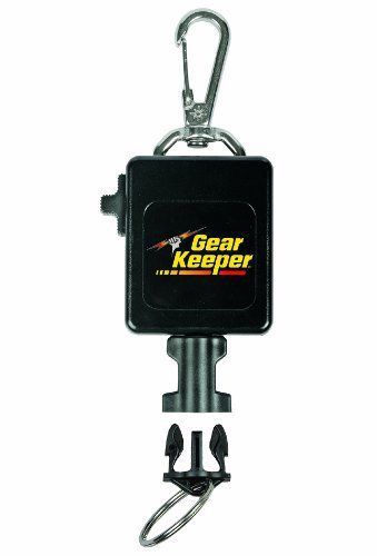 Gear Keeper Locking Large Flashlight &amp; Camera Retractor Stainless Steel RT3-0092