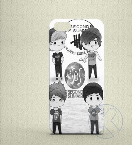 St3 0018_5SOS Cartoon Case Cover fits Apple Samsung HTC
