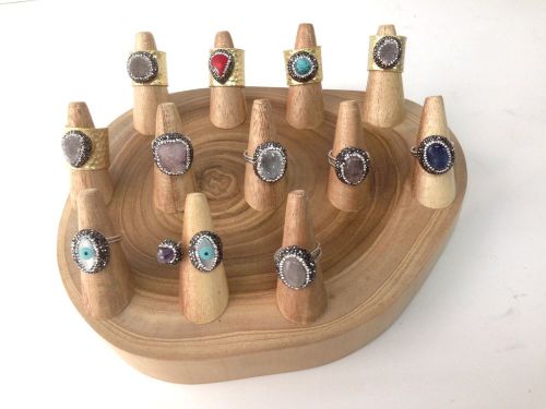 Wood Ring Display