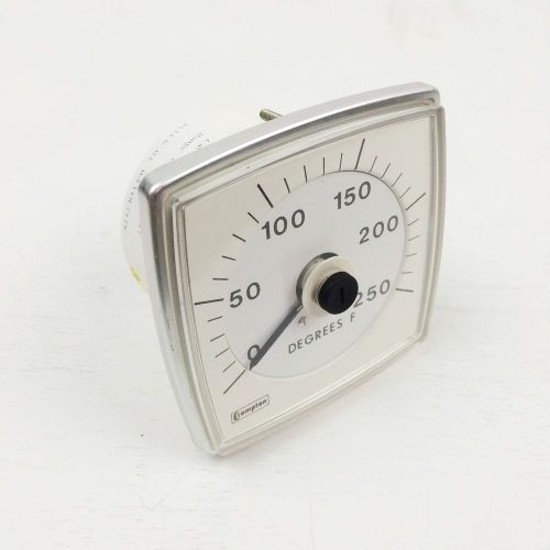 NEW Crompton Self Indicating Thermometer 0-250 Degrees F 016-05VA-LS-250DEGF