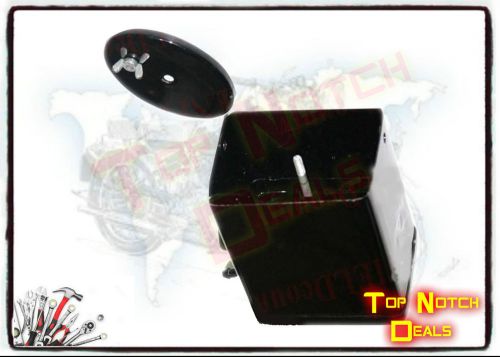 BLACK PAINTED AIR FILTER BOX # 801200 FOR ROYAL ENFIELD-- LOWEST PRICE--USA