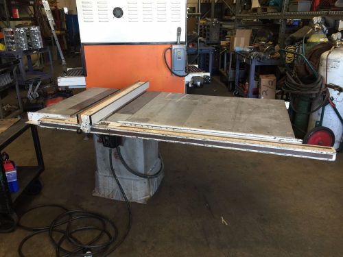 Darra james 12&#034; heavy duty table saw w/ 68&#034; x 32&#034; table 3 phase for sale