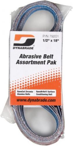 Dynabrade 79201 1/2-inch by 18-inch belt assortment pak , assorted for sale