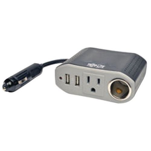 Tripp Lite PV100USB PowerVerter w/1 AC Outlet 2 USB Charging Ports 100-Watt