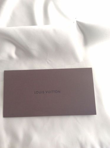 LOUIS VUITTON Empty Receipt Card Holder