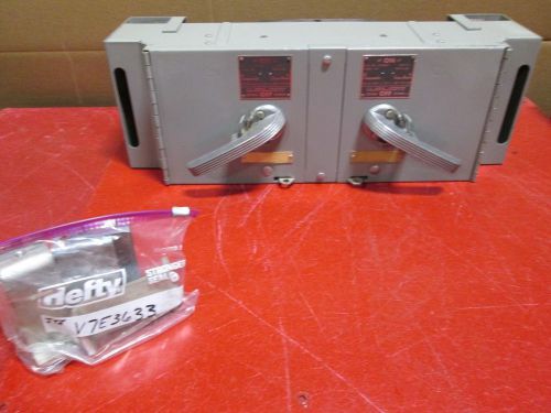 ITE V7E3633 with hardware kit 100 Amp 600 Volt Twin Unit Fusible Switch Siemens