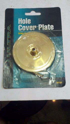 Ultra Hole Cover Plate Bright Brass 58159