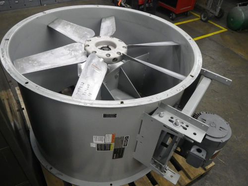 42&#034; greenheck 5 hp tube axial spark proof paint spray booth exhaust fan for sale