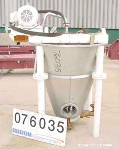 Used- J.H. Day Vacuum Nauta Mixer, 3.3 Cubic Feet Working Capacity (24.6 gallons