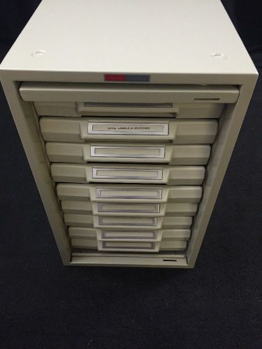 NEW ACME VISIBLE Steel 9 Drawer Storage Filing Cabinet w/Lock XN 889 HP Sand
