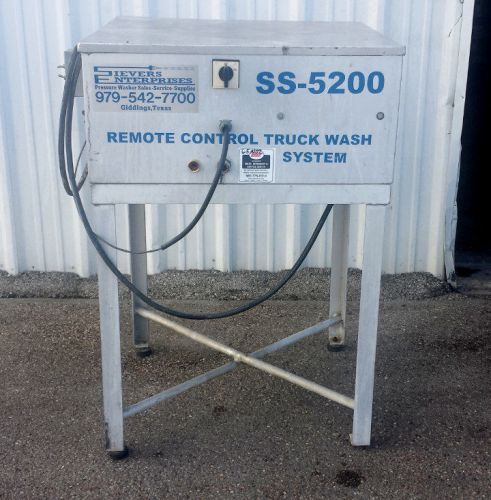 Used remote control truck wash sc-5200 - electric cold water pressure washer for sale
