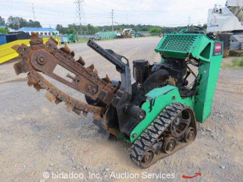 2012 toro trx16 crawler tracked hydraulic trencher walk behind digger bidadoo for sale