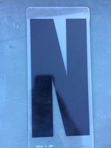 Gemini 8&#034; plastic Marquee Sign Letter &#034;N&#034; Replacement